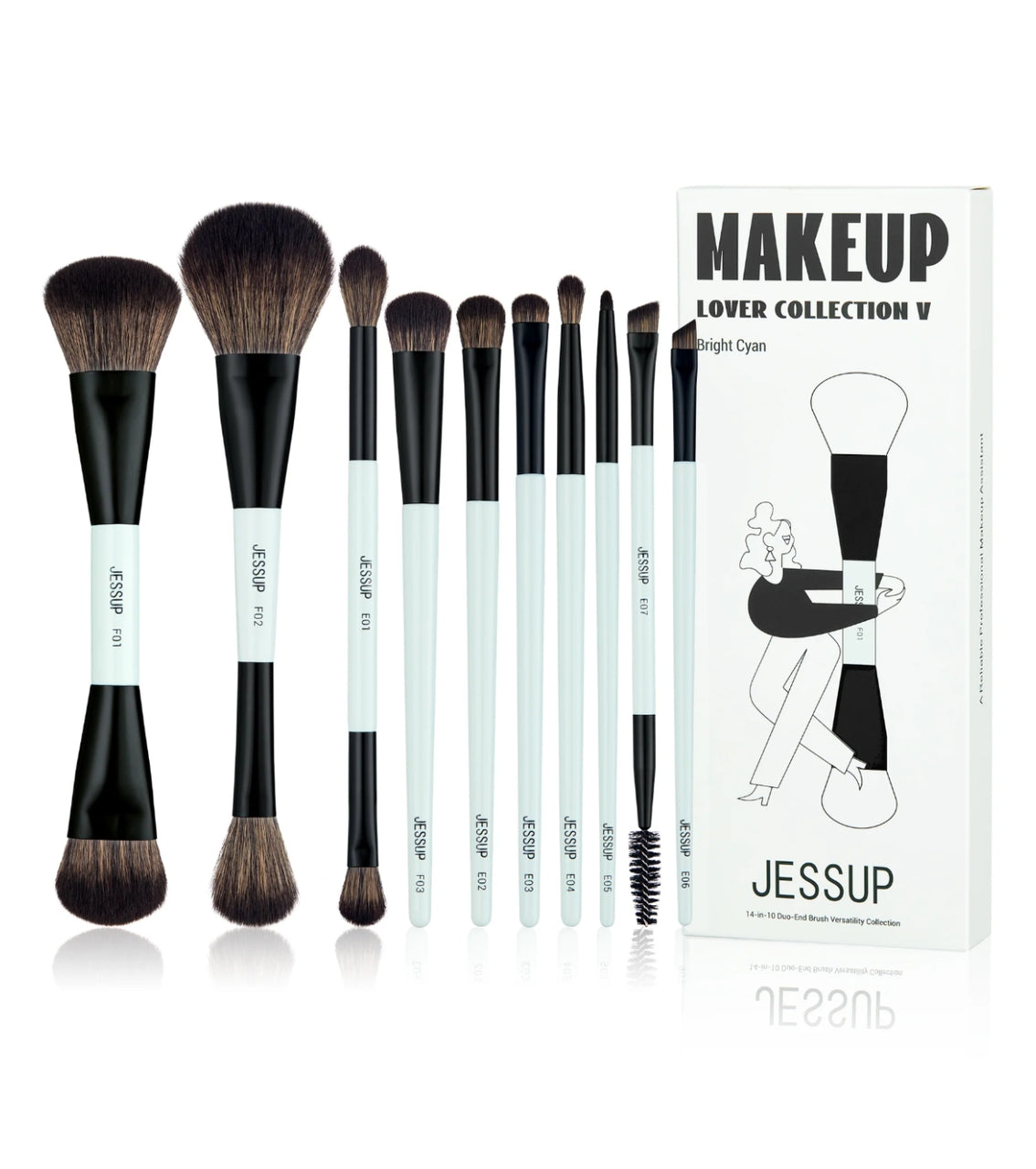 Jessup - 14-in-10 Duo-End Brush Versatility Collection