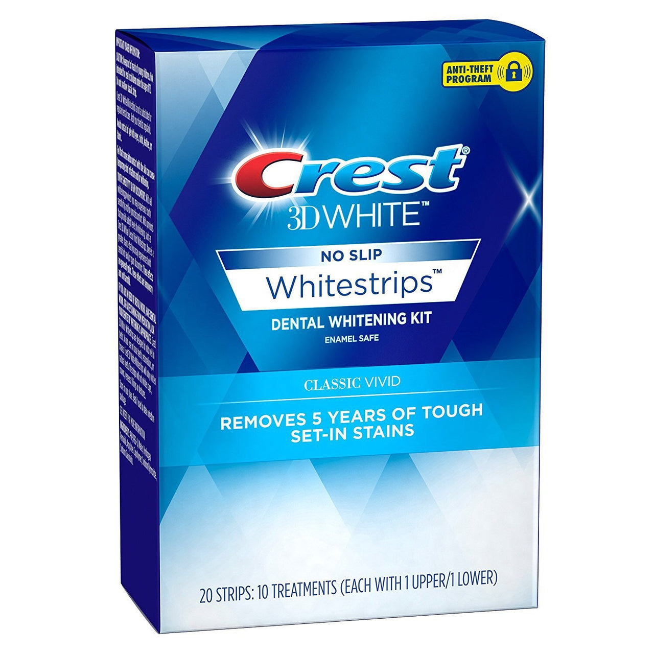 Crest - 3D Whitestrip No Slip Classic Whitening Kit